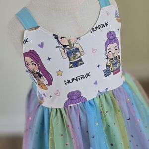 size 4T K-pop demon hunters dress